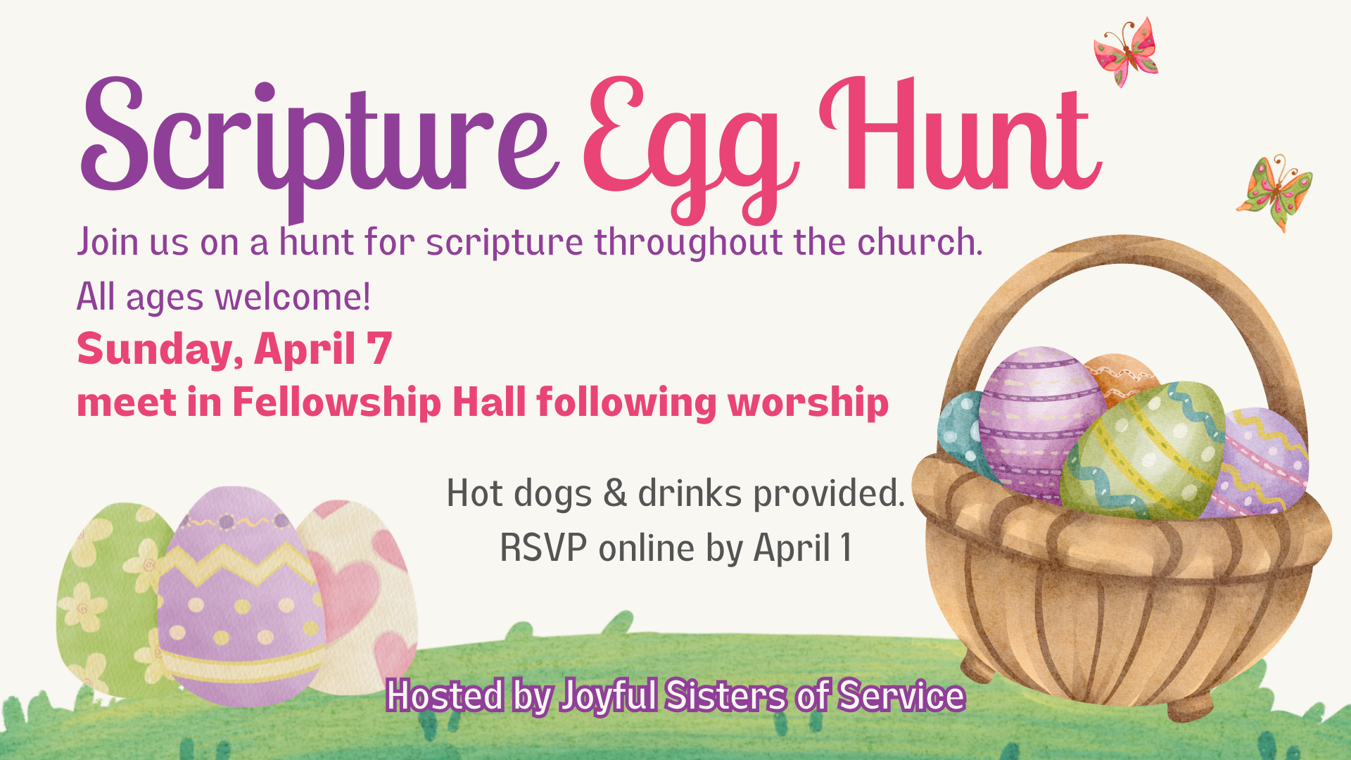 Scripture Egg Hunt St Johns Church